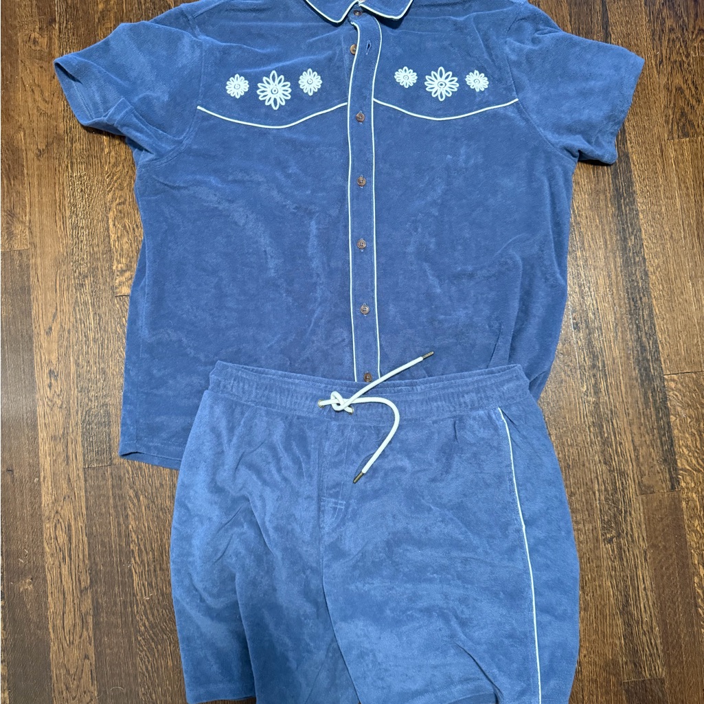 Dandy Del Mar Gaucho Terry Cloth (Shorts Xl And Shirt Xxl)